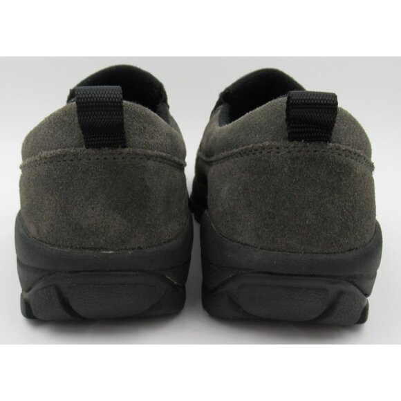 Lands End Gray Suede Leather Slip On Shoes Clog Mule Hiking 86168 Women's Size 7 - Picture 4 of 9